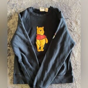 Disney Black Sweatshirt with Winnie the Pooh